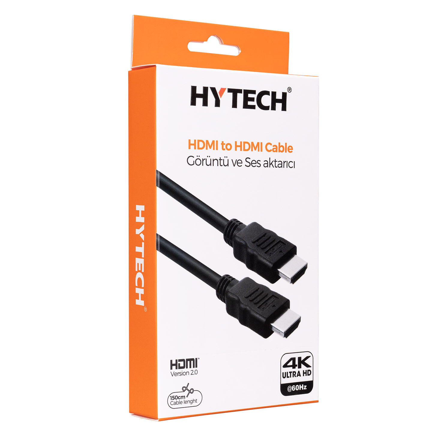 HYTECH HY-XHD01 HDMI TO HDMI ALTIN UCLU 4K 1.4 VER. 3D KABLO 1.5MT