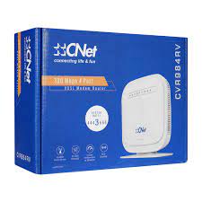 CNET CVR984RV, 4 Port, 2.4Ghz Wifi, 300Mbps, 2x3dBi Dahili Anten, VDSL2, ADSL2+ MODEM