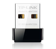 TP-LINK TL-WN725N 150Mbps KABLOSUZ N NANO MINI  USB ADAPTÖR